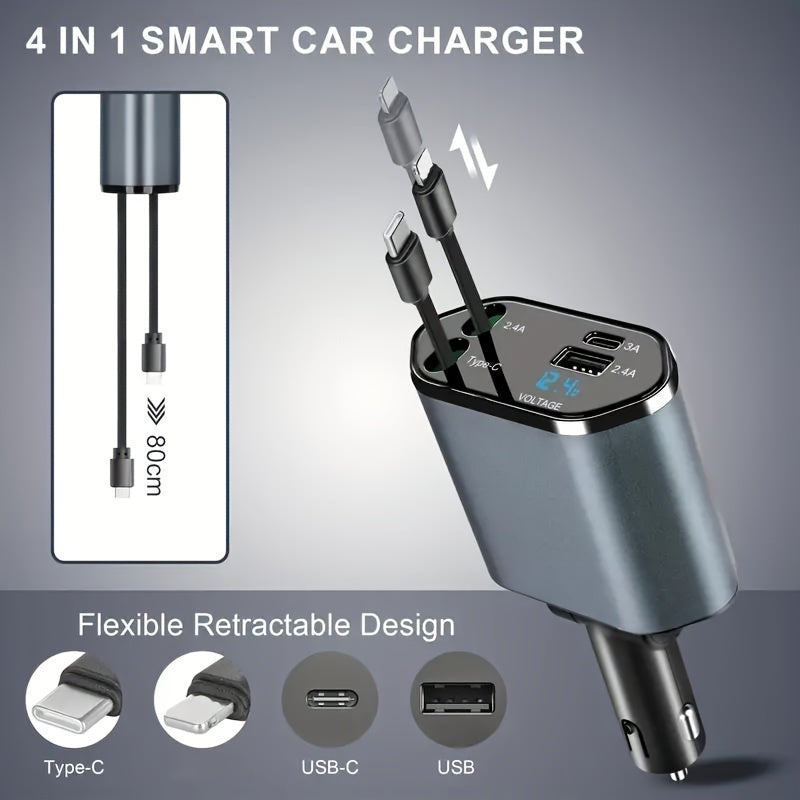 4 in 1  Car Charger